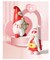 Set of 2 Adorable Resin Swedish Statue Figurines Valentine's Day Decor and Gifts (Valentine Gnomes)